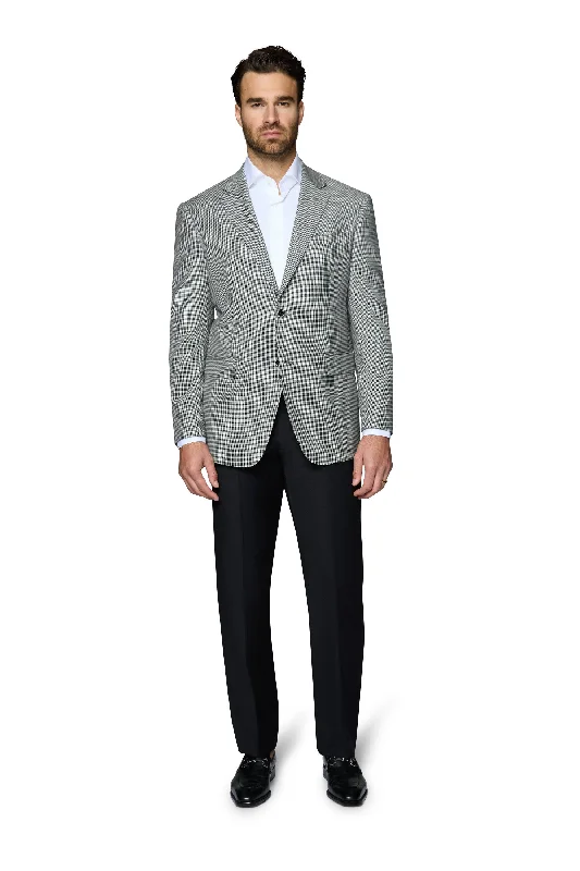 Men's Suits with Athletic FitsBerragamo Elegant Wool Blazer Modern Fit - Grey