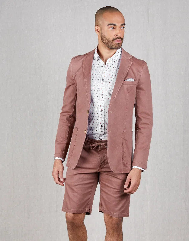 Men's Suits with Wrinkle-Resistant FabricsSpectre Terracotta Blazer