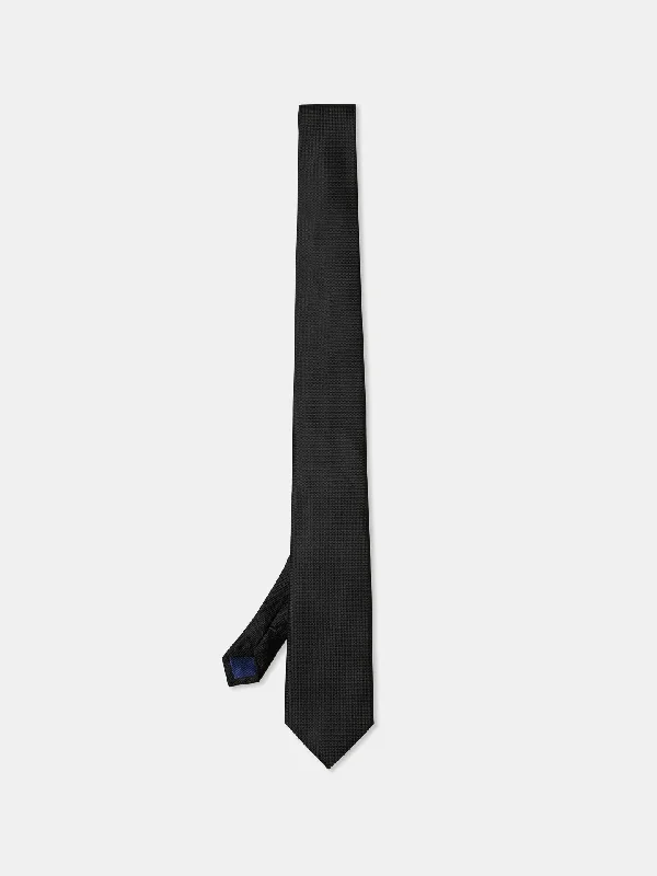 Plain 100% Silk Tie 7,5cm