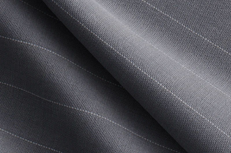 Made to Measure Grey Pinstripe 2 Piece Suit