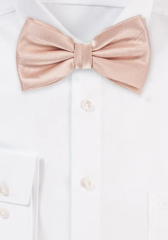 Champagne Solid Bowtie