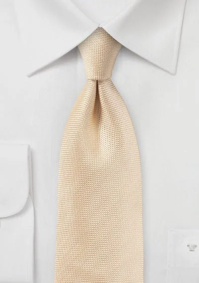 Peach Apricot MicroTexture Necktie