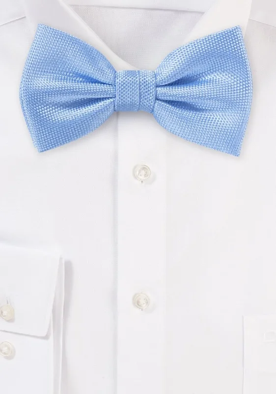 Sky Blue MicroTexture Bowtie