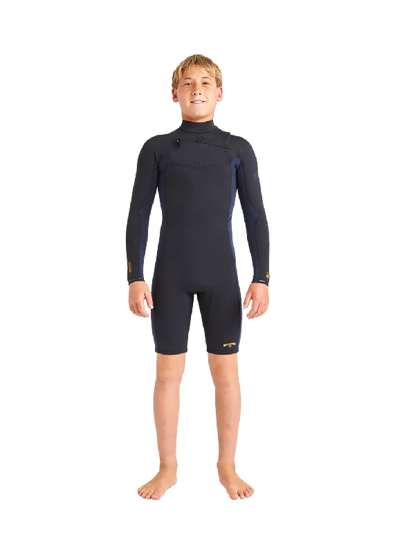 Billabong Boys Absolute Natural 2mm CZ GBS LS Spring Suit Wetsuit