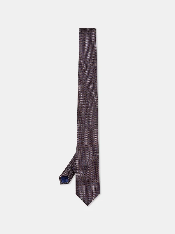 Semi Plain Tie 100% Silk 7,5cm