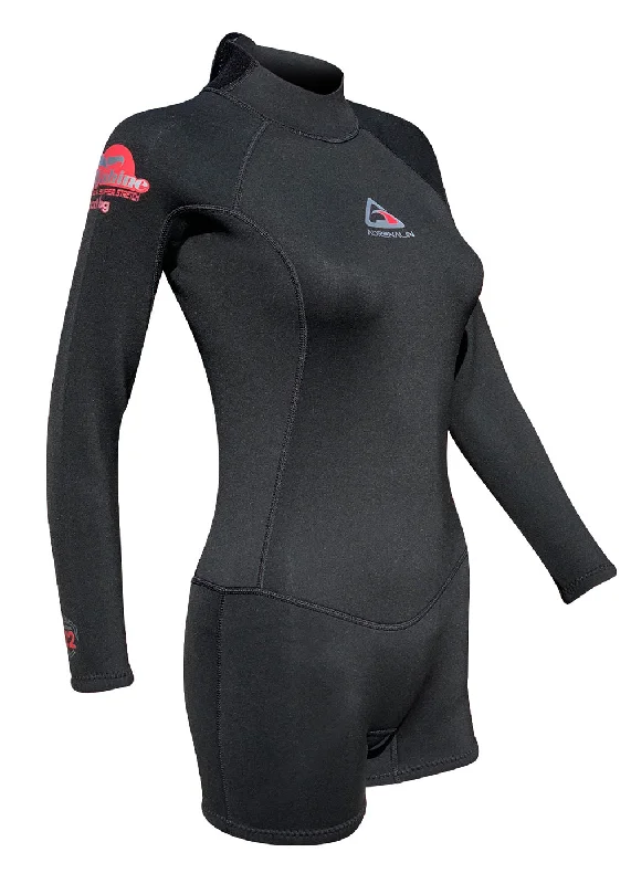 Adrenalin Womens Wahine 2mm Long Sleeve Boy Leg Spring Suit Wetsuit