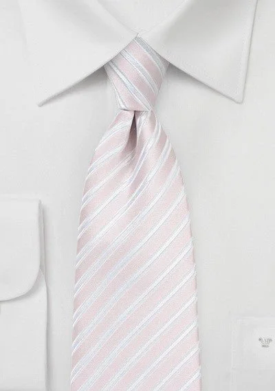 Blush Summer Striped Necktie