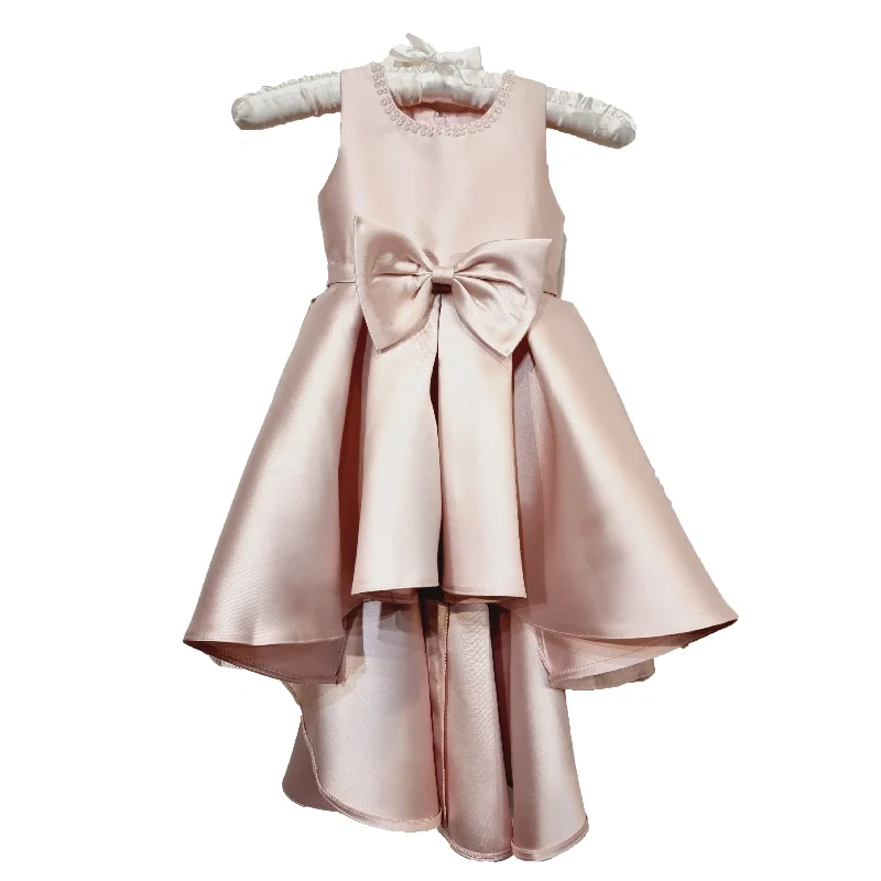 Amara Hi - Low Gown - Dusty Pink