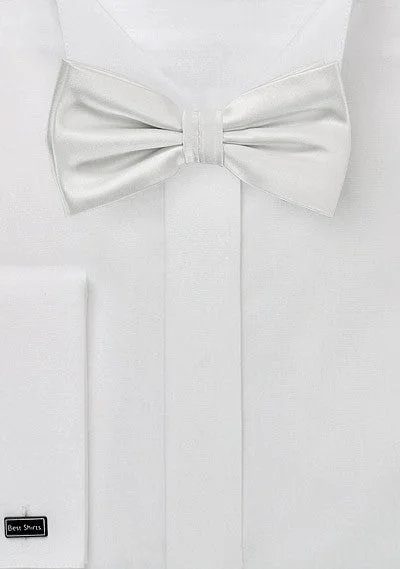 Ivory Solid Bowtie