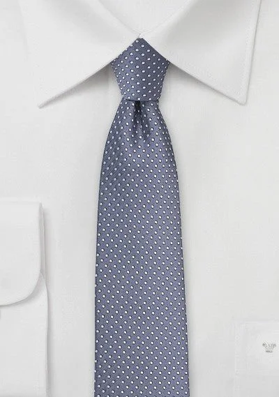 Wisteria Pin Dot Necktie