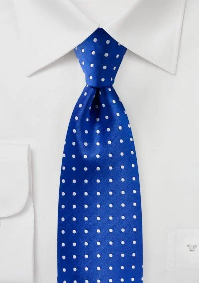 Horizon Blue Polka Dot Necktie