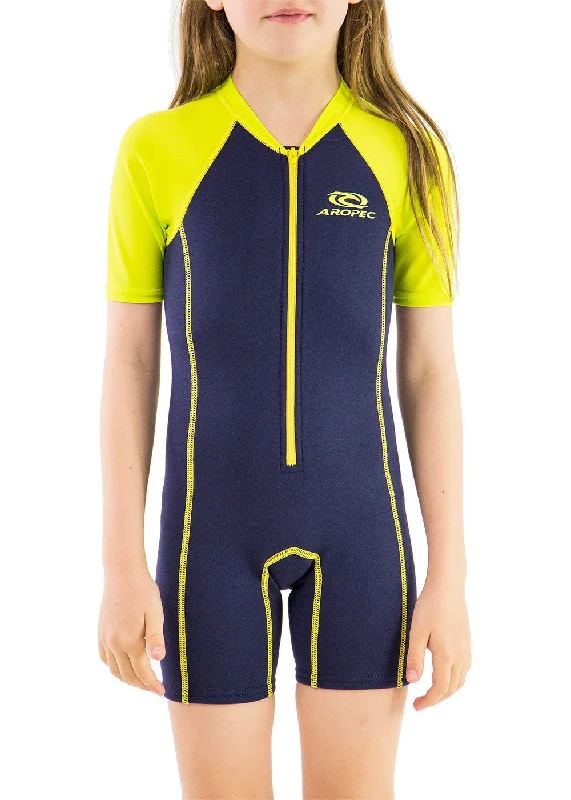 Aropec Youth Short Sleeve Neoprene Lycra Swimsuit