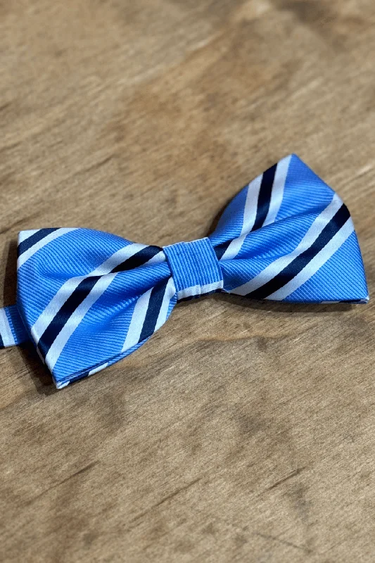 Bowtie - Light Blue/Black/White