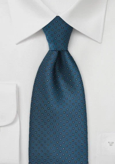 Peacock Polka Dot Necktie