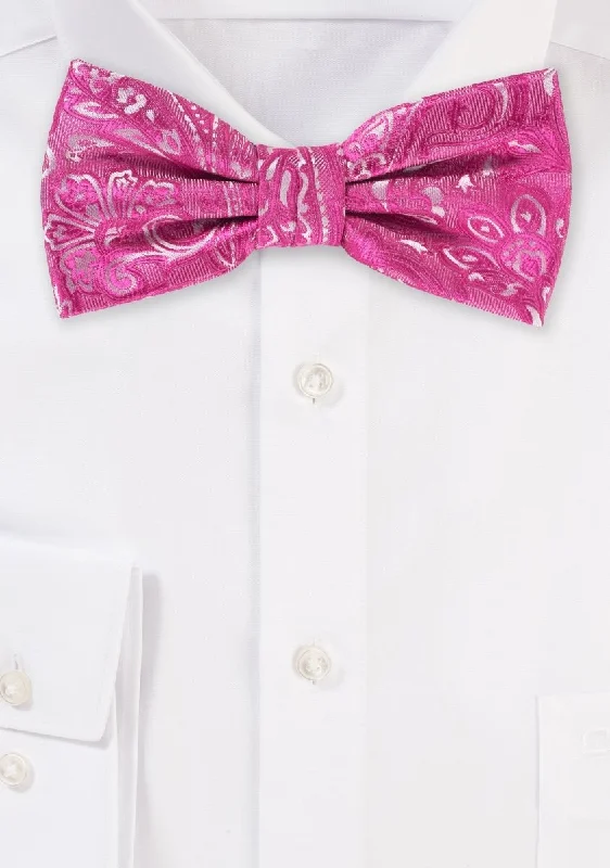 Dragon Fruit Proper Paisley Bowtie