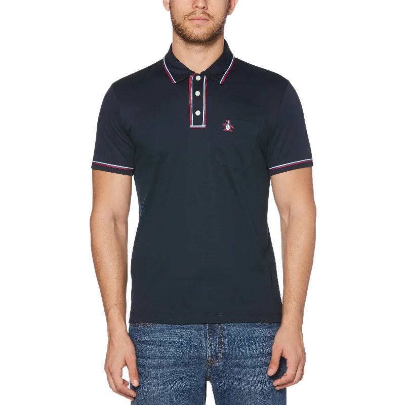 Men's Shirts with Lace-Up Hemlines3D Earl™ Polo