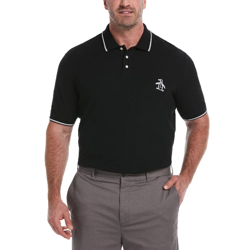 Men's Shirts with Animal PrintsBig & Tall Mega Pete Pique Polo