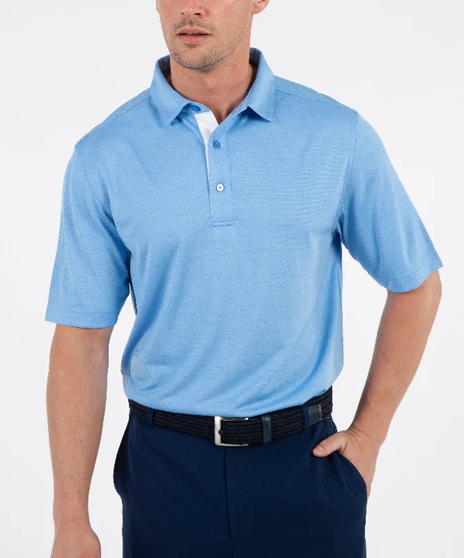 Men's Affordable Shirts for Budget-Friendly StylePerformance Space Dyed Short Sleeve Polo Shirt