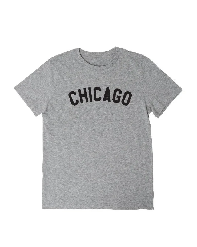 Men's Shirts with Spread CollarsChicago Basic T-Shirt - Heather Grey