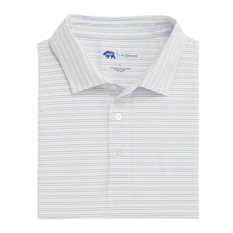 Stylish Men's HenleysDriver Stripe Performance Polo