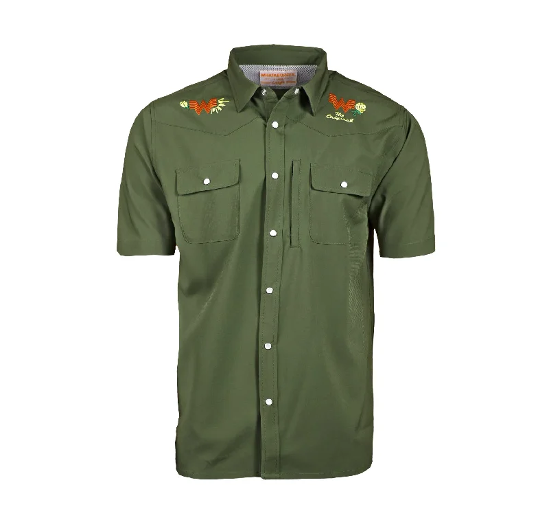 Men's Unique Dress Shirts for a Statement LookGreen Fishing Shirt