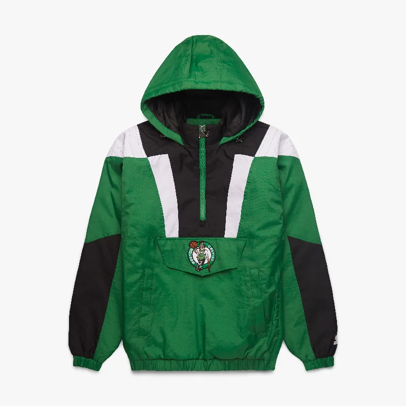 Men's Shirts with High NecksHOMAGE X Starter Celtics Pullover Jacket