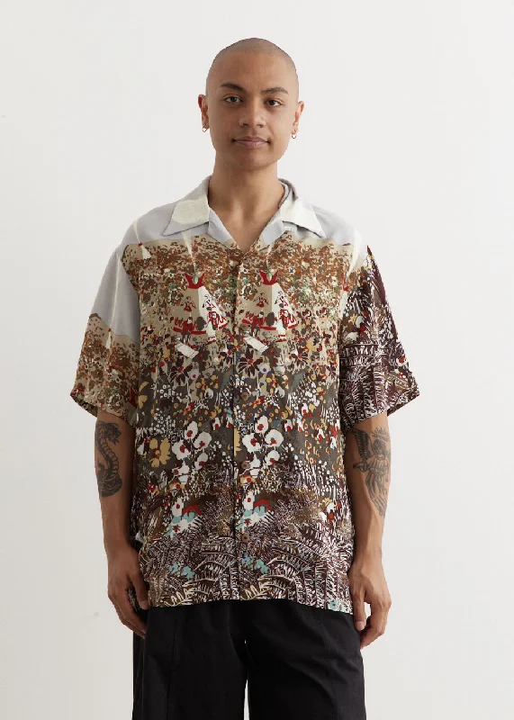 Men's Designer Dress Shirts for High-End FashionNABAJO LAND Aloha Shirt