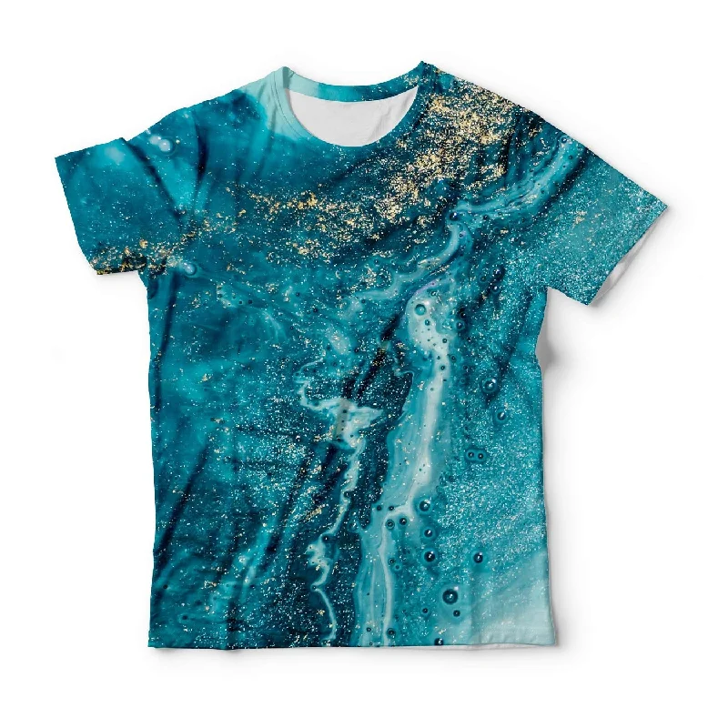 Men's Short-Sleeved ShirtsMarble Swirls T-Shirt