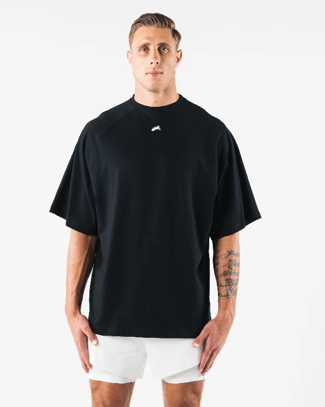 Men's Shirts with Cowl NecksBox Tee - Black