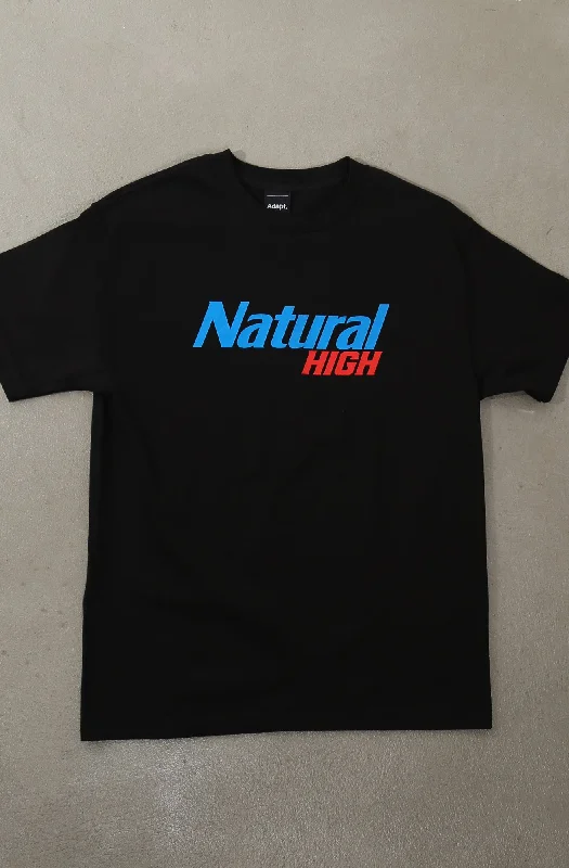 Men's Shirts for HikingNatural High (Men's Black/Red Tee)