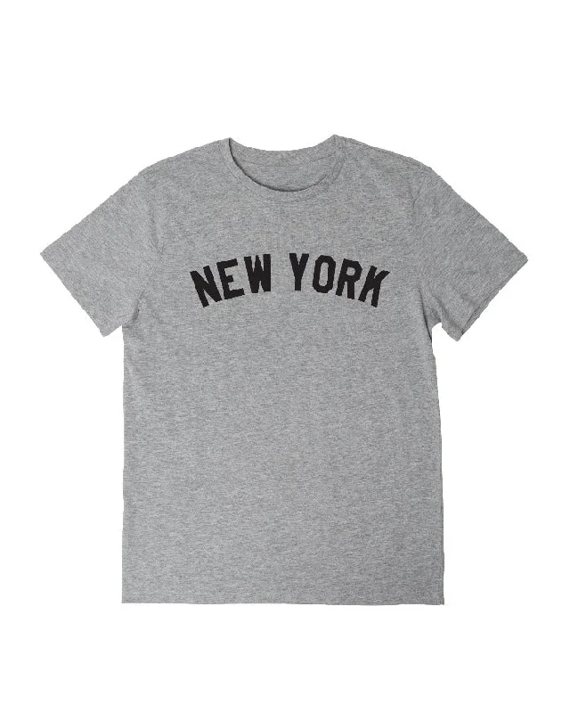 Men's Shirts with Elastic WaistbandsNew York Basic T-Shirt - Heather Grey