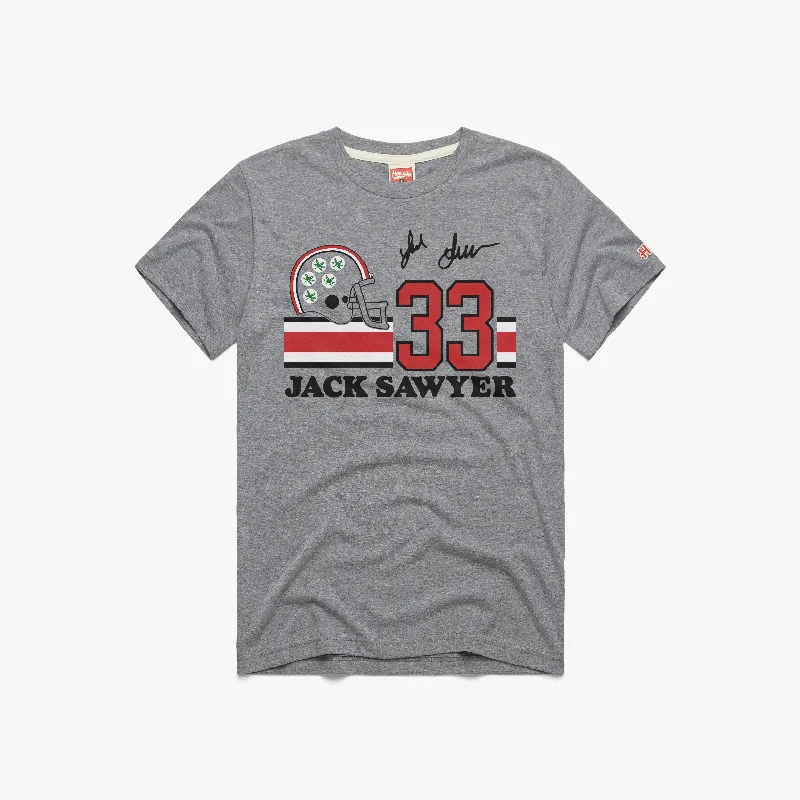 Men's Shirts with Raw-Edge HemlinesOhio State Jack Sawyer Signature Jersey