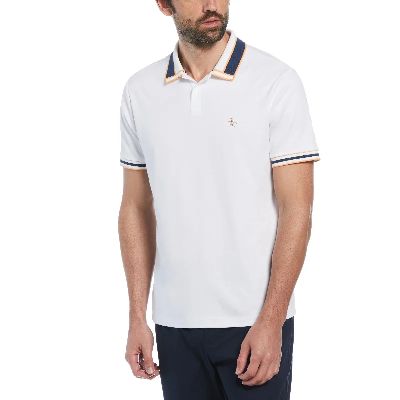 Men's Shirts with Snap ButtonsInterlock Novelty Collar Polo