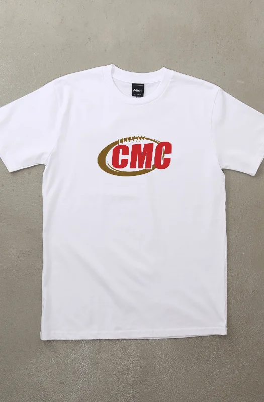 Men's Shirts with Single-Breasted DesignsCMC (Men's White Tee)