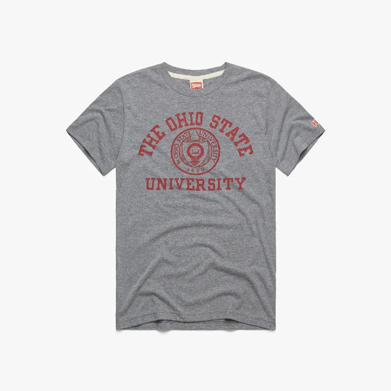 Men's Shirts for Beach OutingsSeal Of The Ohio State University