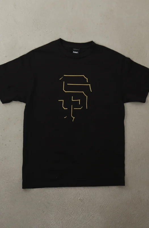 Durable Men's Work ShirtsSF Eclipse (Men's Black/Gold Tee)