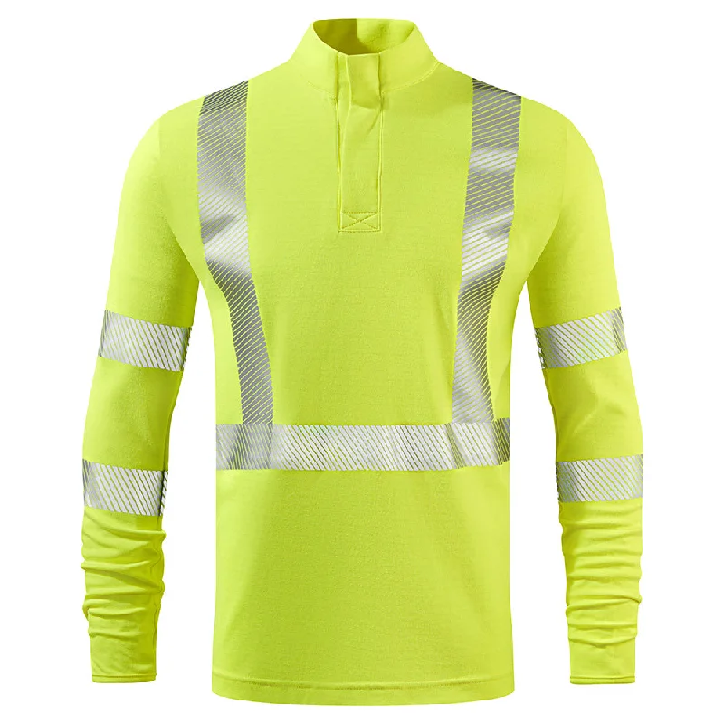 Men's Shirts with Patch PocketsSTRATA® Arc Hi-Viz Poloshirt (CL.1/ARC2/14CAL/CM²)