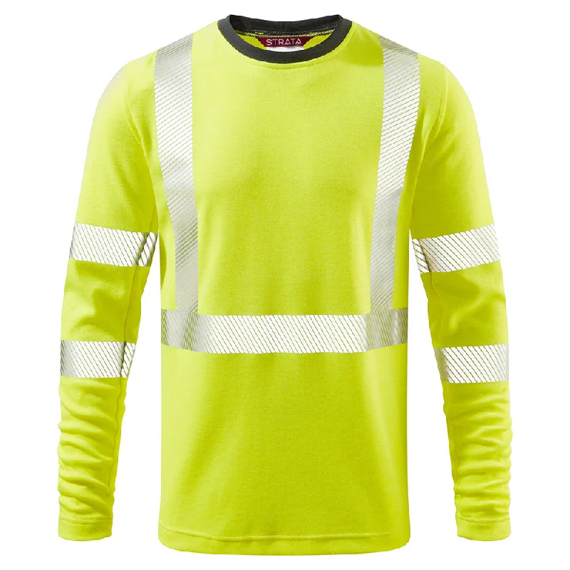 Breathable Men's Mesh TopsSTRATA® ARC Lightweight Hi-Viz T-Shirt (CL.1/ARC2/11CAL/CM²)