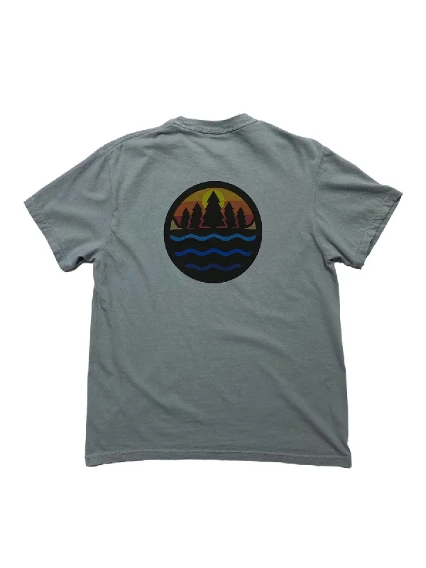 Men's Shirts with Single-Breasted DesignsThe Great Lakes State - TGLS Logo T-Shirt - Granite