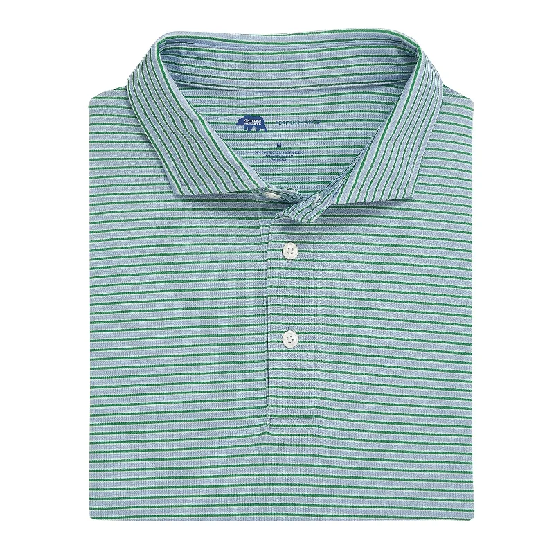 Solid-Colored Men's ShirtsTrophy Stripe Performance Pique