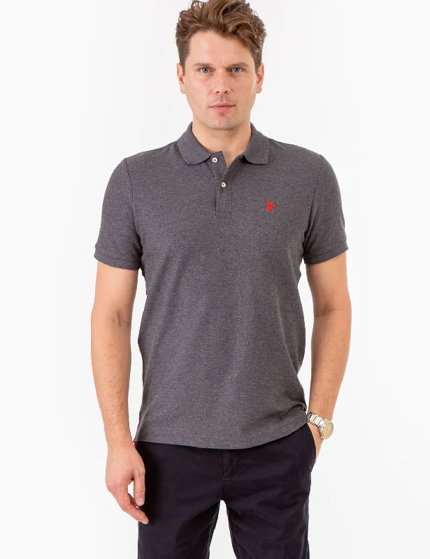 Men's Patterned Dress Casual Shirts for Smart-Casual EventsULTIMATE PIQUE SOLID POLO SHIRT