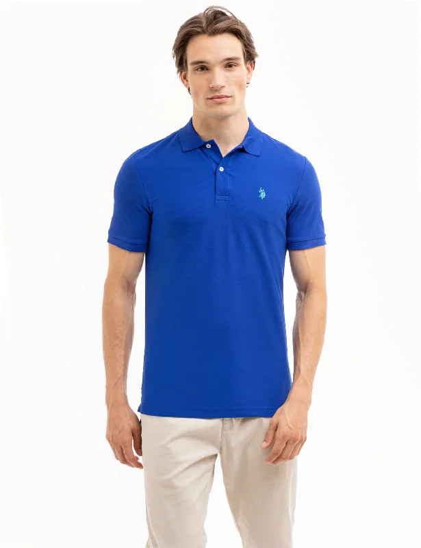 Casual Men's Button-Down ShirtsULTIMATE PIQUE SOLID POLO SHIRT