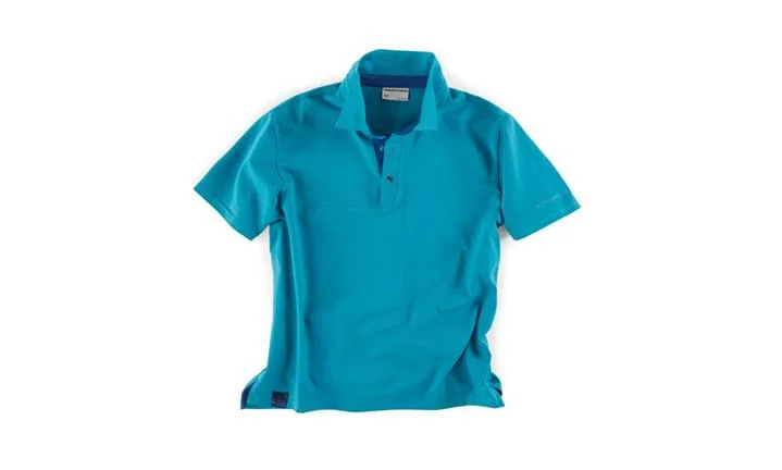 Men's Minimalist Shirts for a Clean LookPorsche Men's Polo Shirt, Aqua Blue - Metropolitan