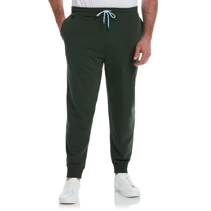 Men's Low-Waisted Pants for a Casual VibeBig & Tall Organic Cotton Fleece Logo Pant