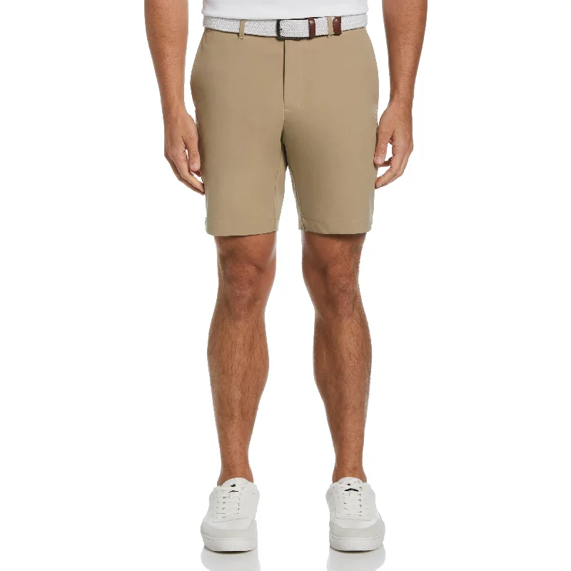 Men's Pants with Graphic PrintsFlat Front Solid Golf Short