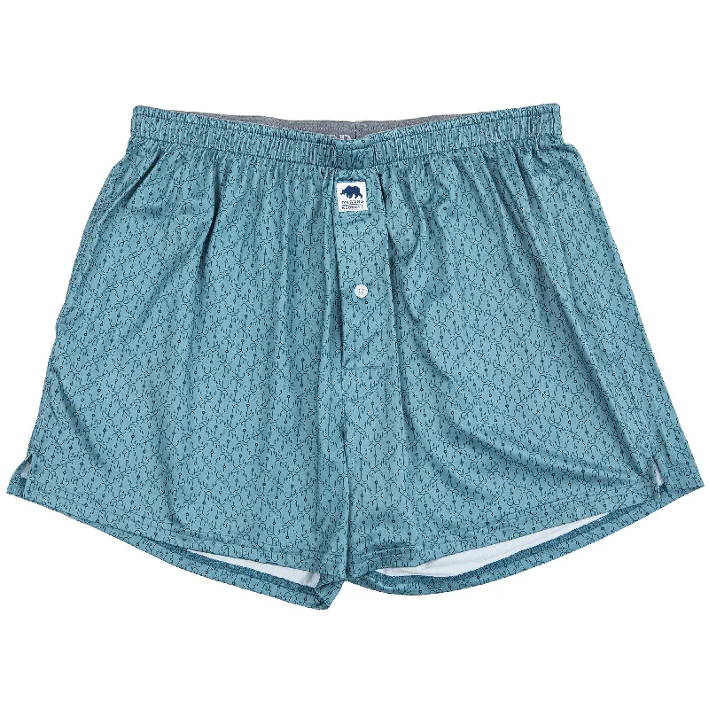 Men's Pants with Contrast Fabric PanelsHooks Performance Boxers