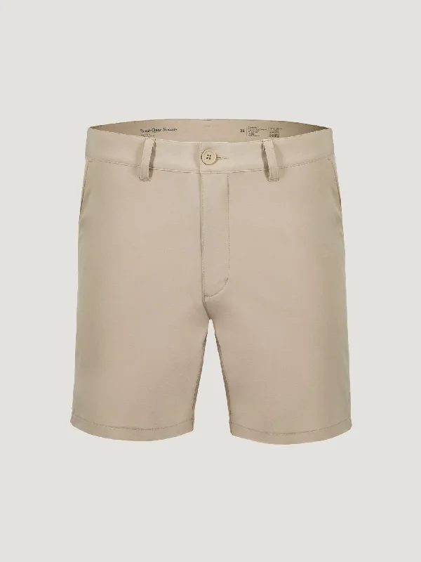 Men's Pants with Button-CuffsKhaki Everyday Short