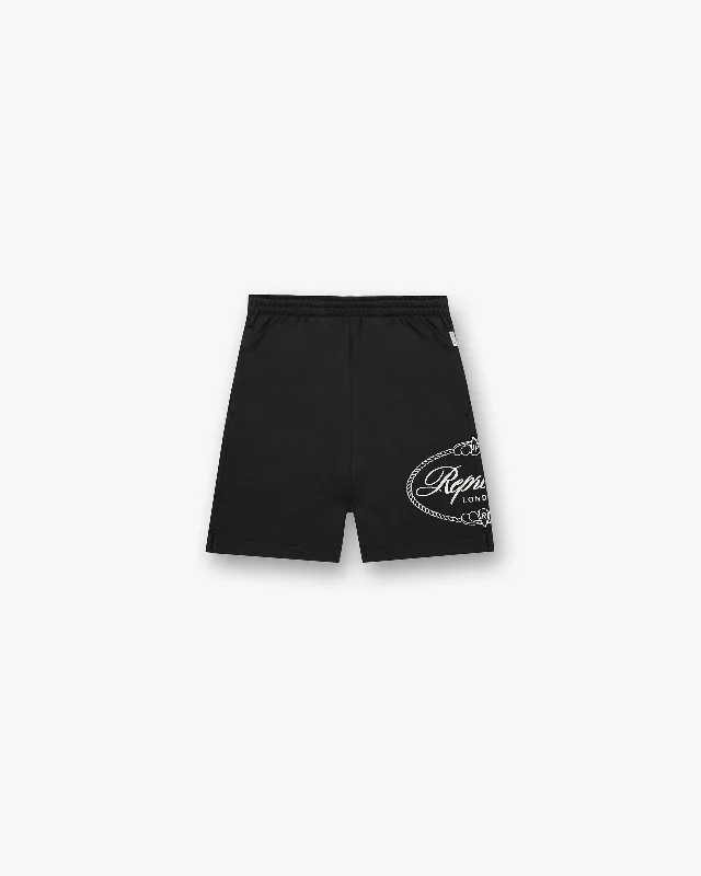 Men's Pants with Water-Resistant FabricRepresent X Harrods Crest Short - Jet Black