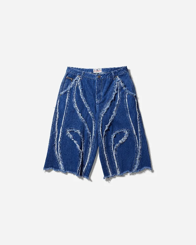 Men's Pants with Cargo PocketsMen's Saloon Jean Shorts True Blue