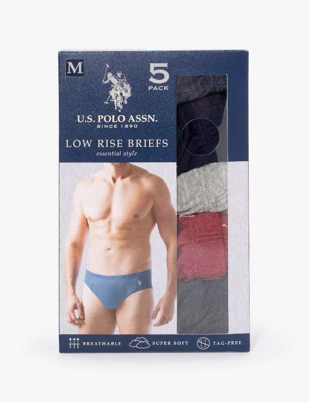 5 PACK LOWRISE BRIEFS